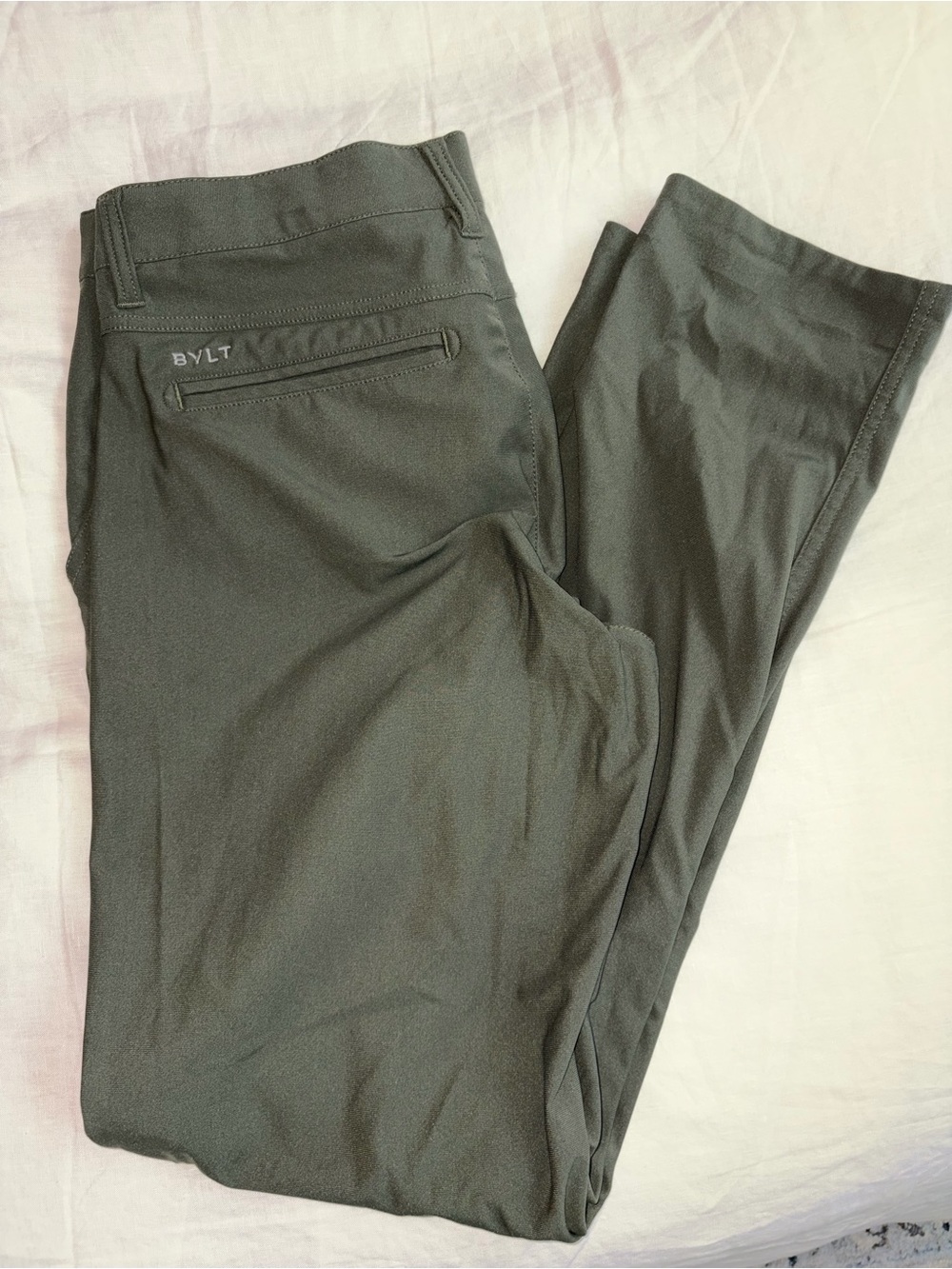 BYLT Basics Men's Performance Chinos — Dark Gray
